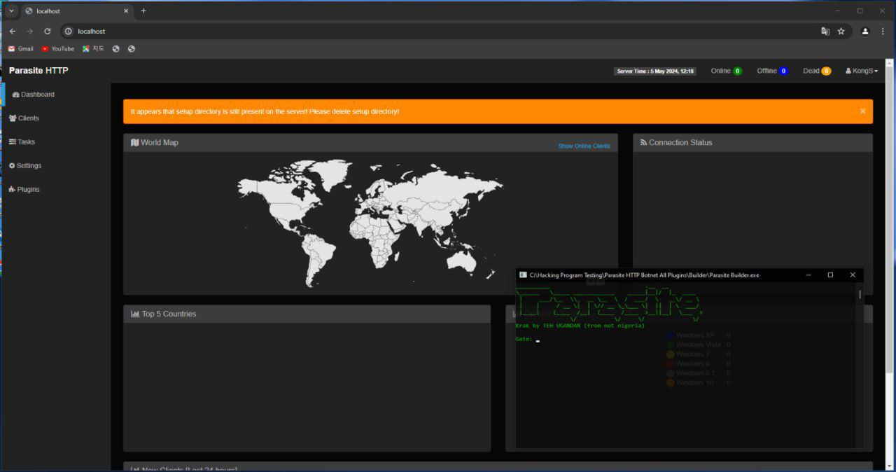 PARASITE HTTP BOTNET